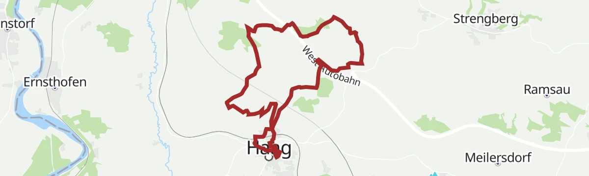 Route map: Von Haag zum Mühlviertelblick